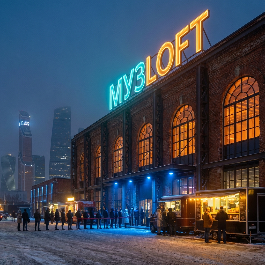 МУЗLOFT-ХОЛЛ — концепт фасада здания