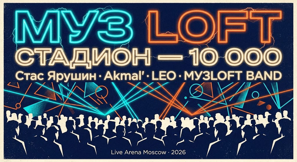 МУЗLOFT СТАДИОН — 10 000 — Live Arena Moscow 2026